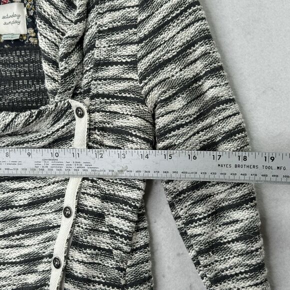 Anthropologie SATURDAY SUNDAY Women's Sz Small SIDEWINDER Jacket Lagenlook Boho - Picture 6 of 12